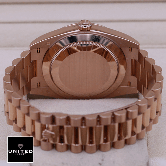 Rolex Day-Date 228235 "Chocolate Dial" Luxury Clone Quality rolex day Rolex Day-Date 228235 Replica Oyster Bracelet on the Rolex logo