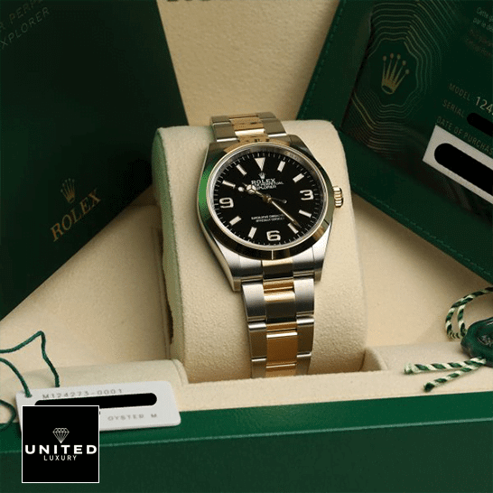 Rolex Explorer 124273 "Black Dial" Ultra Realistic Replica Rolex 2021 Explorer 124273 Oyster Bracelet Replica in the Rolex Box & Guarantee Card