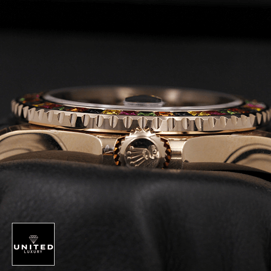 Rolex Gem Set 116695 Replica Crown / Push Button