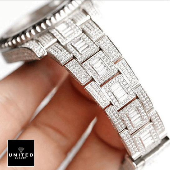Rolex Submariner 116610LN-97200 Custom Diamond Bracelet Replica