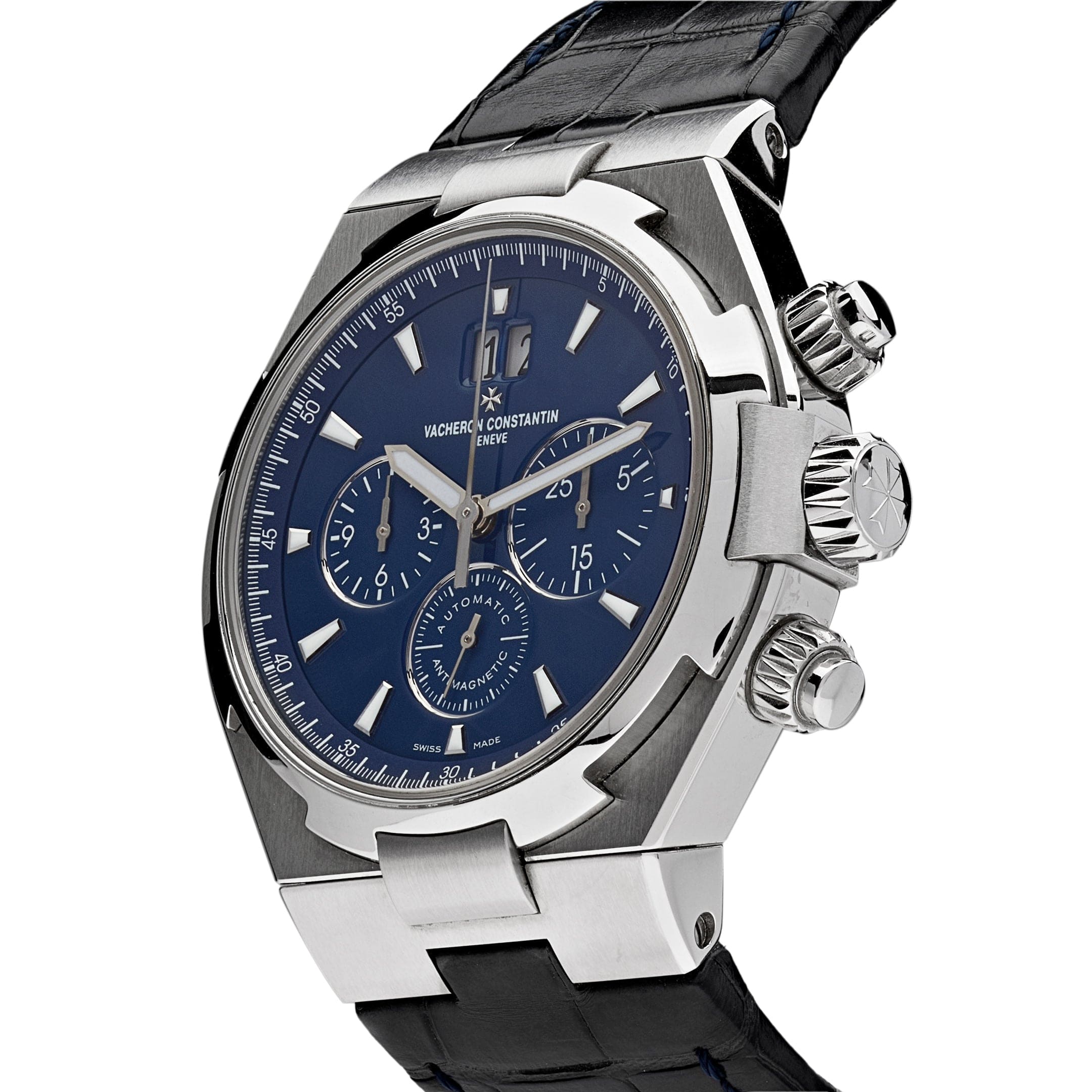Vacheron Constantin Overseas Chronograph 49150/000A-9745 Stainless Steel Blue Dial - Image 3