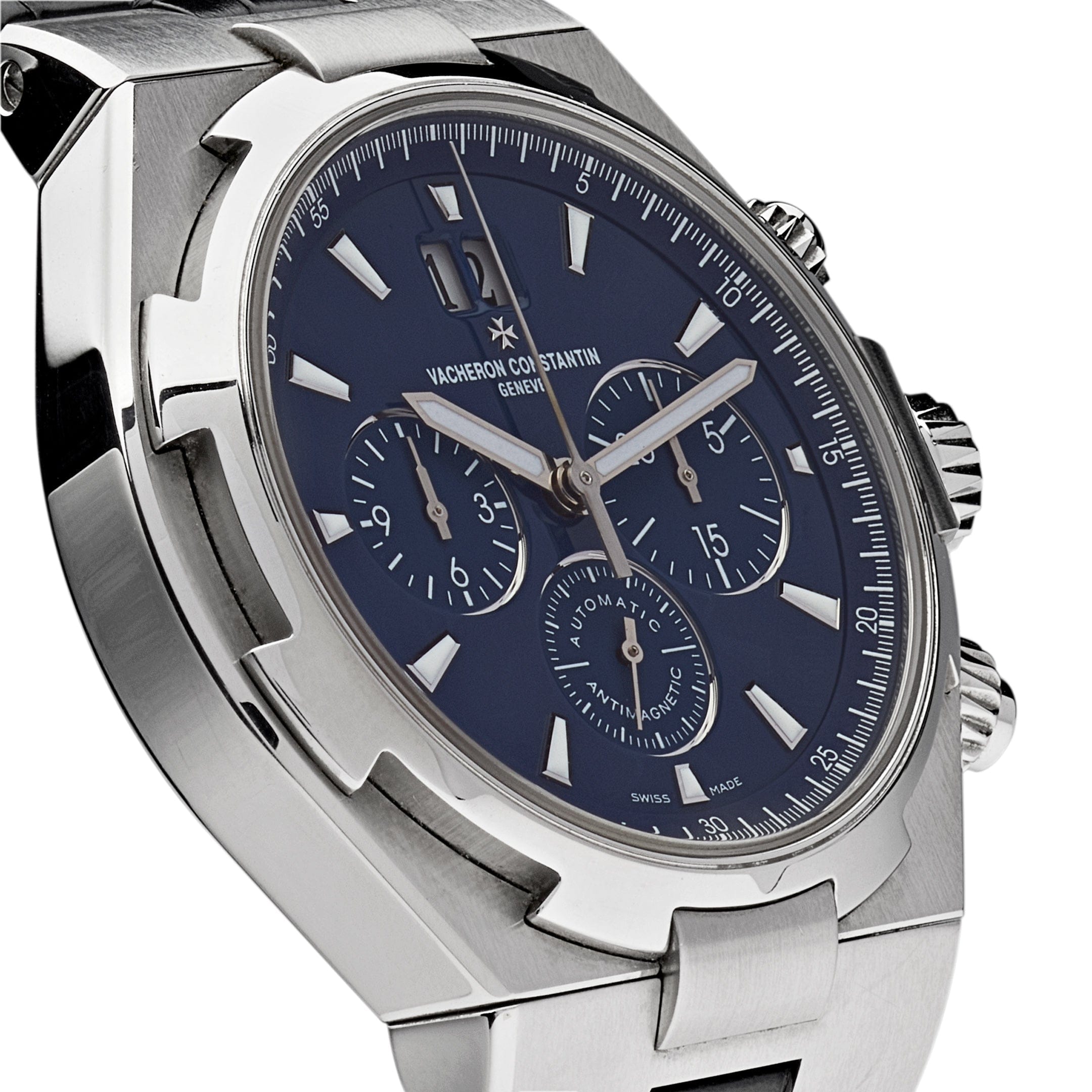 Vacheron Constantin Overseas Chronograph 49150/000A-9745 Stainless Steel Blue Dial - Image 4