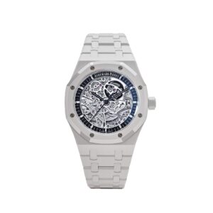 Audemars Piguet Royal Oak 15416CB.OO.1225CB.01 Double Balance Wheel Openworked White Ceramic Limited Edition of 30