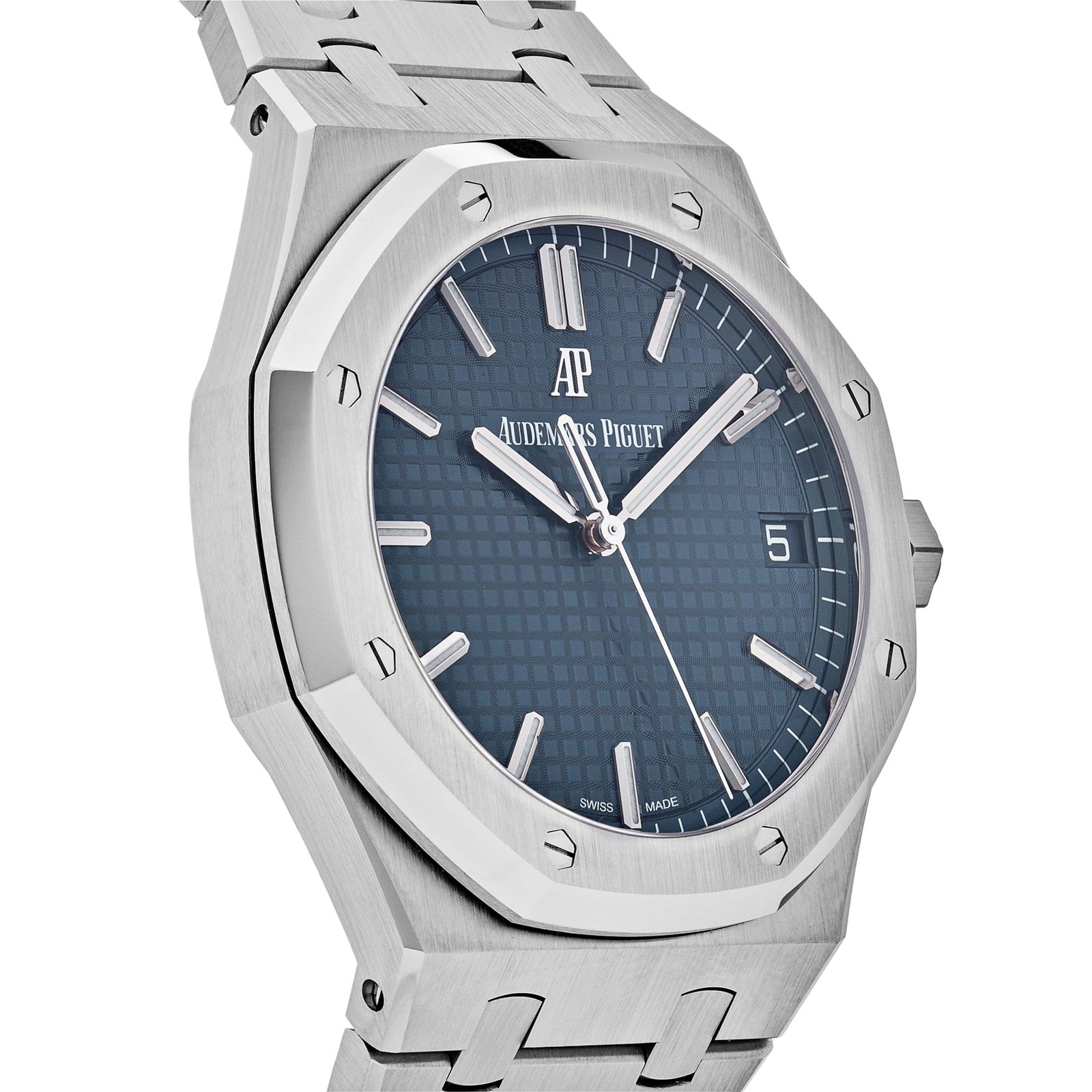 Audemars Piguet Royal Oak 15500ST.OO.1220ST.01 Selfwinding Stainless Steel Blue Dial - Image 5