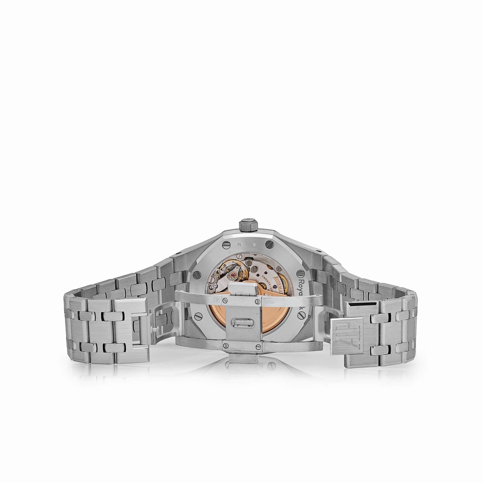 Audemars Piguet Royal Oak 15551BC.ZZ.1356BC.01 Diamond Bezel White Gold Smoked Blue Dial (2024) - Image 6