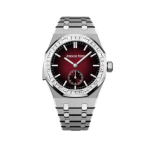 Audemars Piguet Royal Oak 26591IP.ZZ.1252IP.01 Minute Repeater Supersonnerie Titanium Smoked Burgundy Dial Diamond Bezel