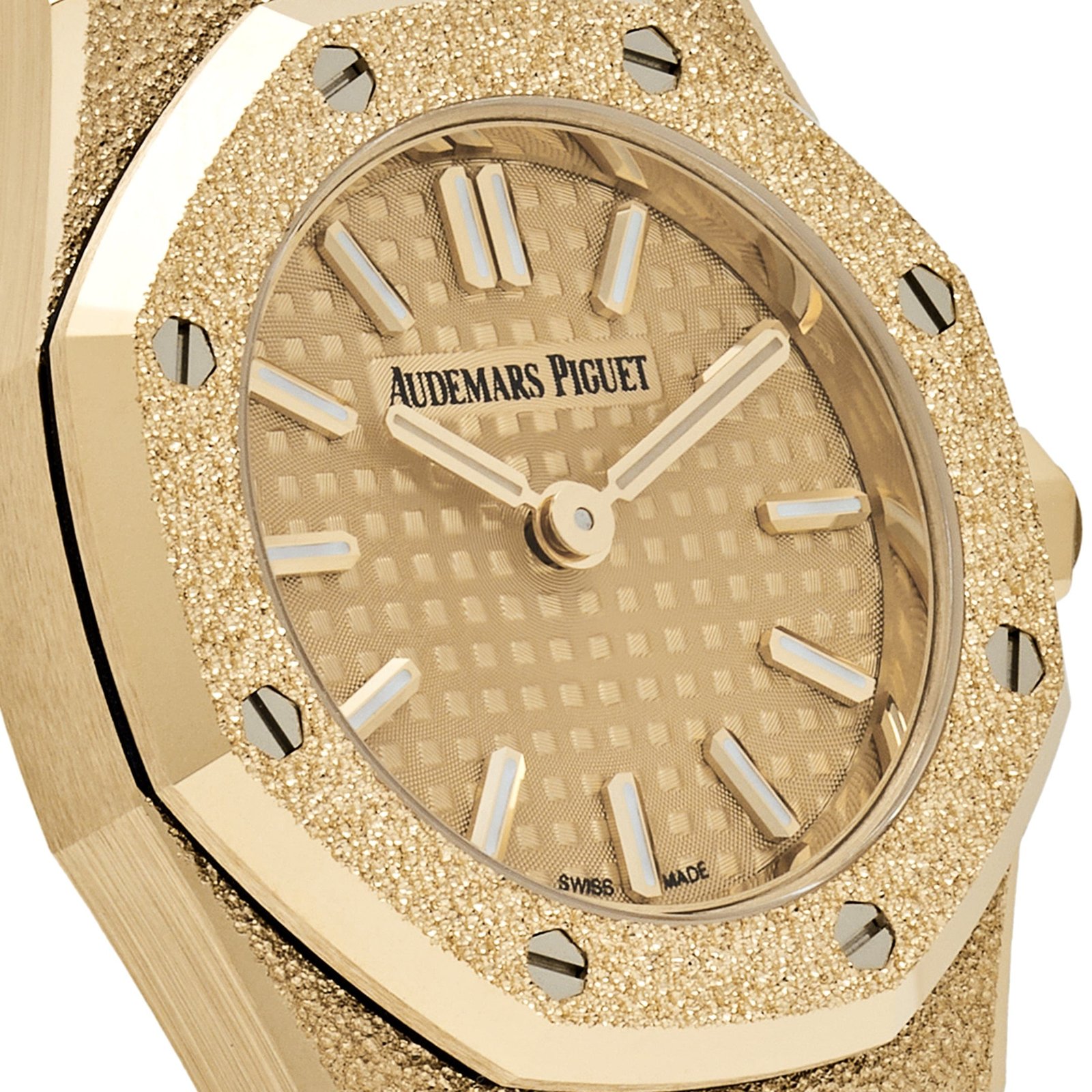 Audemars Piguet Royal Oak 67630BA.GG.1312BA.01 'Mini' Frosted Yellow Gold Quartz - Image 5