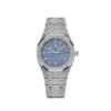 Audemars Piguet Royal Oak 77353BC.GG.1263BC.01 'Ladies' Selfwinding Frosted White Gold Light Blue Dial