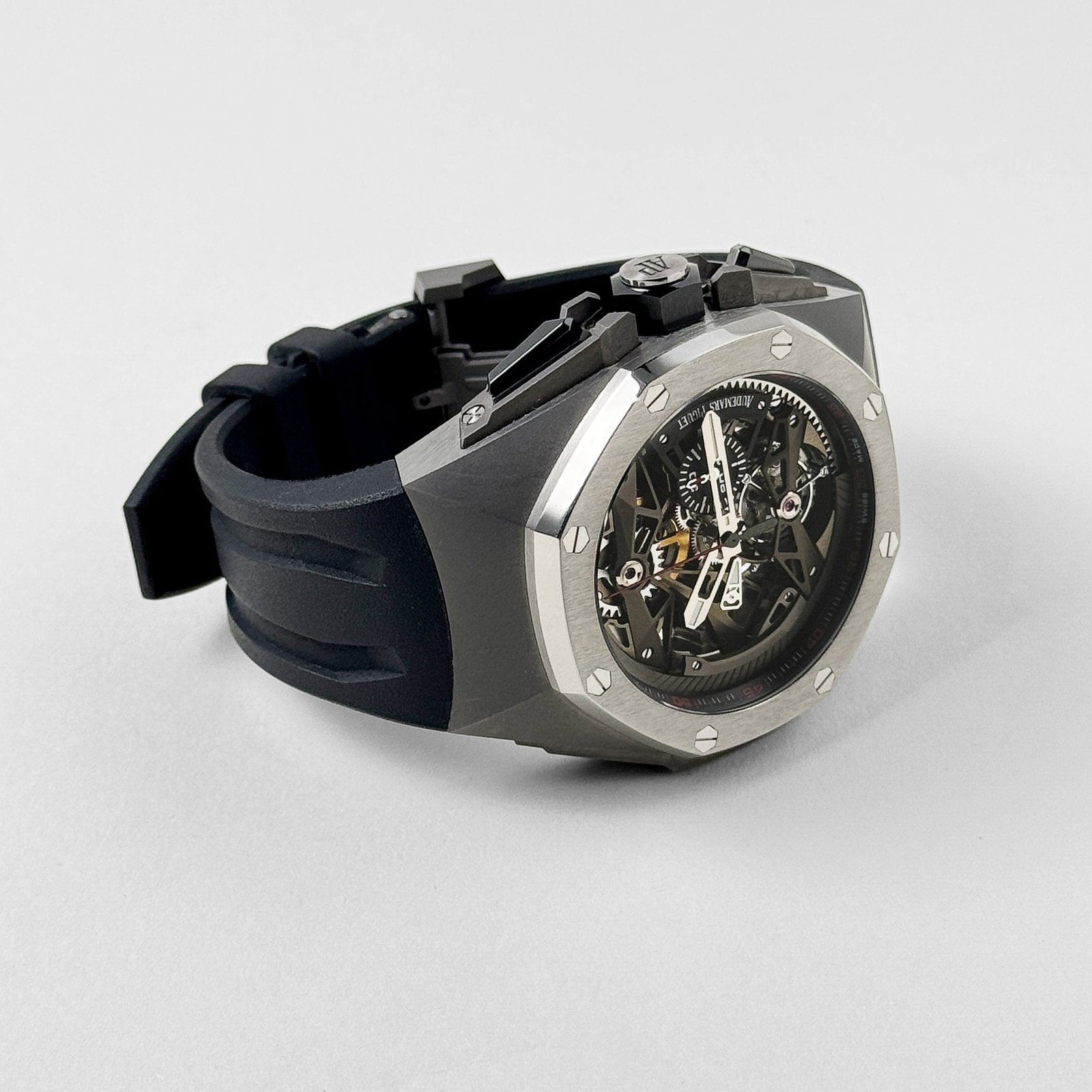 Audemars Piguet Royal Oak Concept 26587TI.OO.D067CA.01 Tourbillon Chronograph Titanium Openworked Dial (2018) - Image 4