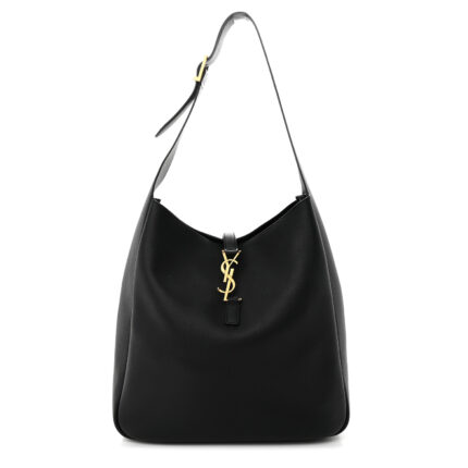 Smooth Calfskin Large Le 5 A 7 Soft Hobo Black