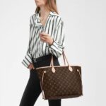 Neverfull inside red