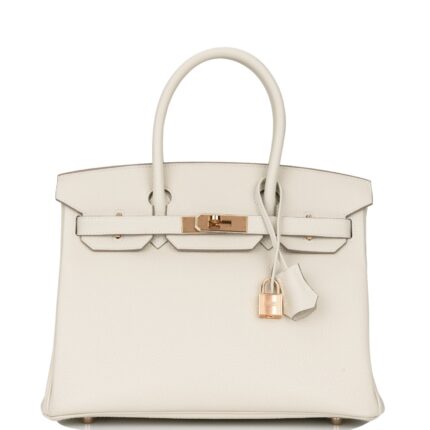 Hermès Birkin 30 Craie Togo Gold Hardware