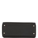 Hermès Kelly Retourne 28 Black Togo Gold Hardware