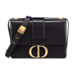 DIOR 30 MONTAIGNE MediumIN BLACK CALFSKIN